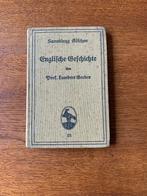 "Sammlung Göschen Englische Geschichte" Prof. Lambert Gerber, Boeken, Ophalen of Verzenden, Zo goed als nieuw