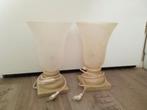 Vintage Vensterbank, Tafel, Nachtkastlampen, Ophalen, Zo goed als nieuw, Glas, 50 tot 75 cm