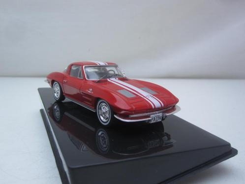 Chevrolet Corvette C2 Stingray 1963 1:43 IXO, Hobby en Vrije tijd, Modelauto's | 1:43, Nieuw, Auto, Overige merken, Ophalen of Verzenden