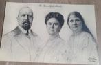 Koningin Wilhelmina, prins Hendrik en prinses Juliana, Ophalen of Verzenden, Gebruikt, Kaart, Foto of Prent