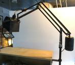 zeer bijzondere Hadrill and Horstmann werkplaatslamp, Ophalen, Gebruikt, Werkplaatslamp met loupe