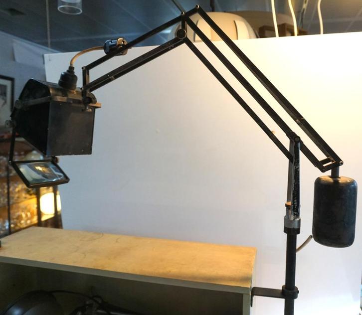 zeer bijzondere Hadrill and Horstmann werkplaatslamp, Huis en Inrichting, Lampen | Overige, Gebruikt, Ophalen