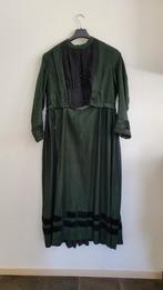 Mooie groene antieke jurk uit 1896, Antiek en Kunst, Antiek | Kleding en Accessoires, Ophalen of Verzenden