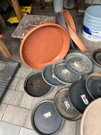 Schotels voor Bloembakken 50-25 cm diameter, Tuin en Terras, Kunststof, Gebruikt, 40 cm of meer, Rond