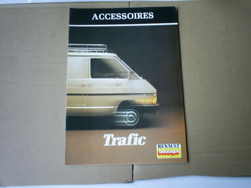 Renault Trafic Accessoires 3 / 1981 6 pag., Verzenden, Zo goed als nieuw, Renault