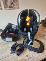 Cybex Aton 5 autostoel met base, adapters en spiegel, Autogordel of Isofix, Zijbescherming, Zo goed als nieuw, 0 t/m 13 kg