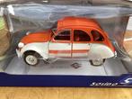 Solido Citroën 2CV BZH Spot oranje wit 1:18, Hobby en Vrije tijd, Modelauto's | 1:18, Ophalen of Verzenden, Nieuw, Auto, Solido