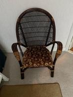 vitrage retro stoel, Huis en Inrichting, Ophalen, Bruin, 50 tot 100 cm, Zo goed als nieuw