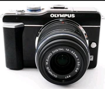 Olympus pen E pm1 met mft  14/42mm lens shutter count 6640