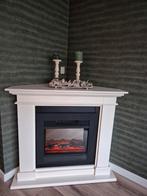 Elektrische sfeerhaard hoek ombouw schouw - licht en warmte, Huis en Inrichting, Haarden, Ophalen, Zo goed als nieuw, Vrijstaande haard