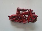 Rood gietijzeren Harley Davidson. Bestuurder zonder hoofd, Ophalen of Verzenden