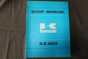 Kawasaki KZ400 1974 - 1977 motorcycle shop manual KZ 400 beschikbaar voor biedingen