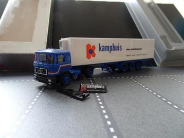 054 herpa man f90 kamphuis barneveld koeler 1:87 truck trein beschikbaar voor biedingen