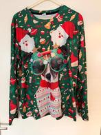 Heerlijk bont kerstshirt - foute kerstkleding :-) - maat M, Diversen, Kerst, Ophalen of Verzenden, Zo goed als nieuw