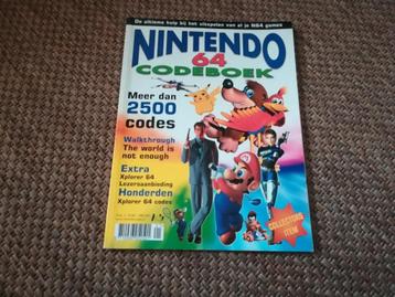 Nintendo N64 codeboek. beschikbaar voor biedingen