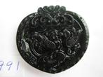 Prachtige amulet hanger van chinese jade 991#, Overige voorstellingen, Ophalen of Verzenden, Zo goed als nieuw, Steen of Mineraal