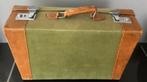 Vintage koffertje,canvas met leer,ca 1960,mt 41 x 27 X 11,5, Ophalen
