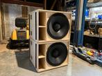 2x Subwoofer 21inch met B&C 21SW152, Subwoofer, Nieuw, 120 watt of meer, Ophalen