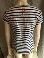 Pelle P gestreept zeilmerk shirt maat M (2B29), Tweedehands verkoop, Tweedehands verkoop, Wit, Ophalen of Verzenden