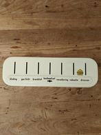 Brabantia spaarpot / spaarhulp lichtgeel, Ophalen of Verzenden, Gebruikt, Metaal of Blik, Overige thema's