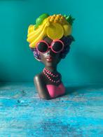 Bloempot Art Lady, Tuin en Terras, Overige materialen, Verzenden, Rond, Tuin