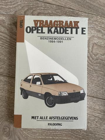 Vraagbaak NIEUWE Opel Kadett E Benzinemodellen 1984-1991 beschikbaar voor biedingen