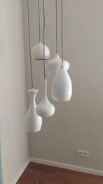 Hanglamp woonkamer eetkamer slaapkamer wit vijf lampen, Huis en Inrichting, Lampen | Hanglampen, Ophalen of Verzenden, Zo goed als nieuw
