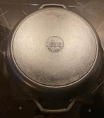 Lodge Skillet met 2 handvaten, Huis en Inrichting, Keuken | Potten en Pannen, Ophalen, Gietijzer, Koekenpan of Braadpan, Keramische plaat