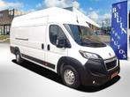 Peugeot Boxer 2.2 BlueHDI 140Pk L4H3 Extra hoogdak Airco Nav, Auto's, Bestelauto's, Voorwielaandrijving, Stof, Gebruikt, 4 cilinders