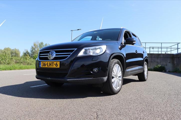 Volkswagen Tiguan 1.4 TSI 110KW 2010 Zwart, Auto's, Volkswagen, Particulier, Tiguan, ABS, Achteruitrijcamera, Adaptieve lichten