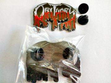 Obituary zeer mooie shaped speld pin badge speld n4 beschikbaar voor biedingen