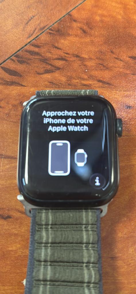 Apple watch 8 45 mm, Ophalen of Verzenden, Zo goed als nieuw, Zwart, IOS