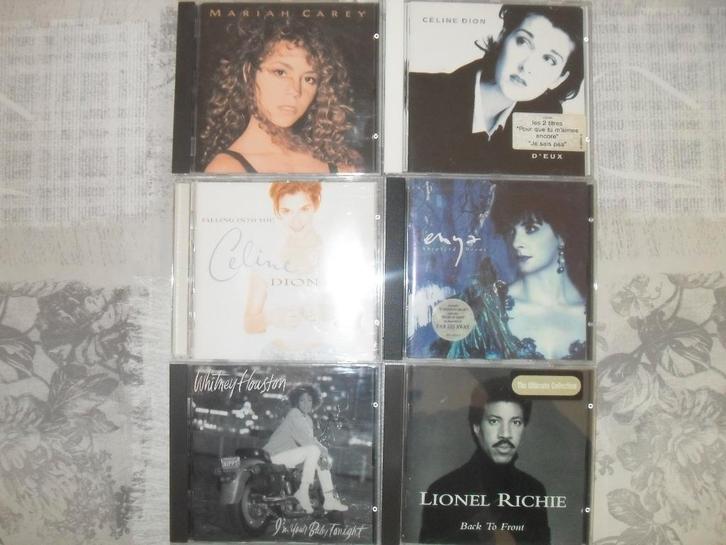 CD'S CAREY,DION,HOUSTON & RITCHIE., Cd's en Dvd's, Cd's | Pop, Zo goed als nieuw, 1980 tot 2000, Ophalen of Verzenden
