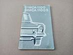 Instructieboekje: Simca 1100 (1973), Verzenden