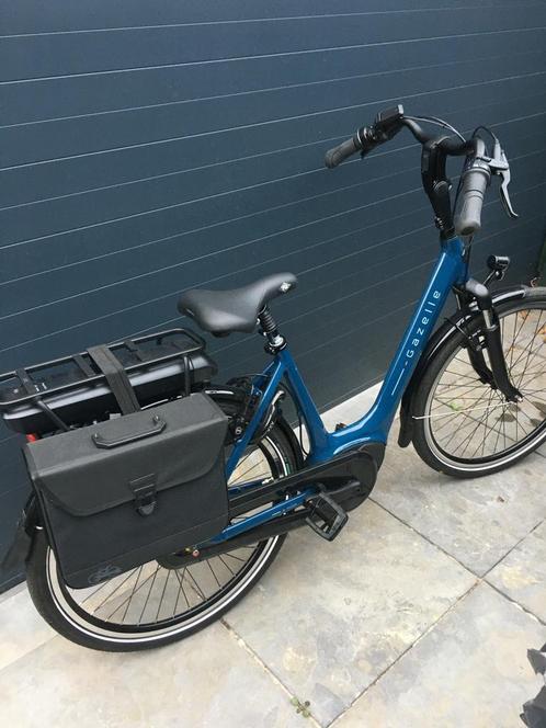 Gazelle Orange C7+26 mallard Blue Glans stadsfiets, Fietsen en Brommers, Elektrische fietsen, Nieuw, Gazelle, 50 km per accu of meer