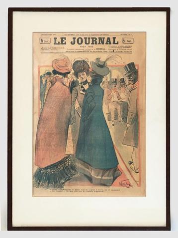 antieke prent uit 1900 - Le Journal (France) -  beschikbaar voor biedingen