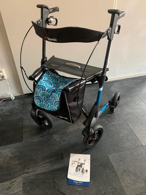 Nette topro Troja 2G type S blauwe rollator blauw, Diversen, Rollators, Zo goed als nieuw, Lichtgewicht, Ophalen