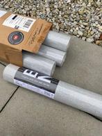 4 rollen Behang (linnen structuur), Huis en Inrichting, Ophalen, 10 tot 25 m², Grijs, Linnen structuur