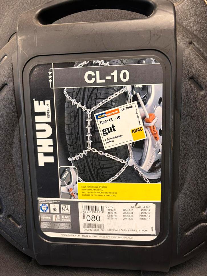 Thule CS-10 080 sneeuwketting, Auto diversen, Sneeuwkettingen, Nieuw, Ophalen