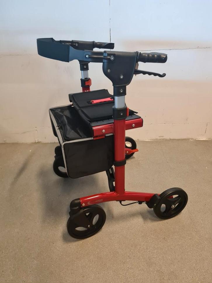 Multimtion RA 60 rode rollator opklapbaar NIEUW, Diversen, Rollators, Lichtgewicht, Ophalen of Verzenden