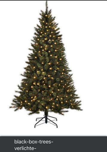 Black box kerstbom, 155cm met led lampjes beschikbaar voor biedingen