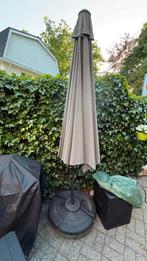 Zweef parasol met voet, Ophalen, Gebruikt, Zweefparasol