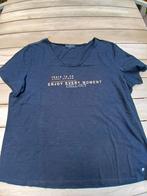 Monari T-shirt Donkerblauw Maat 46, Kleding | Dames, Blauw, Maat 46/48 (XL) of groter, Ophalen of Verzenden, Zo goed als nieuw