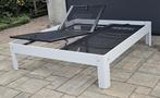 Hele nette witte Auping 180x200 met hoge poten (senioren), Ophalen, Verstelbaar, Eenpersoons, Wit