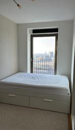 IKEA Brimnes bed 140x200 met lades - wit, Huis en Inrichting, Slaapkamer | Bedden, Wit, Tweepersoons, Zo goed als nieuw, 200 cm