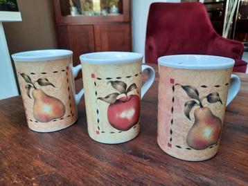 3 bekers fruit beschikbaar voor biedingen