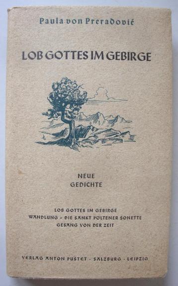 Paula von Preradovic Lob Gottes im Gebirge, Wandlung, Die Sa beschikbaar voor biedingen
