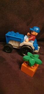 Leuke Duplo Tractor met Figuur 4969, Kinderen en Baby's, Speelgoed | Duplo en Lego, Ophalen of Verzenden, Zo goed als nieuw, Losse stenen