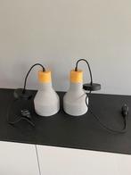 2 hanglampen grijs dutchbone, Huis en Inrichting, Lampen | Wandlampen, Ophalen of Verzenden, Zo goed als nieuw, Hout