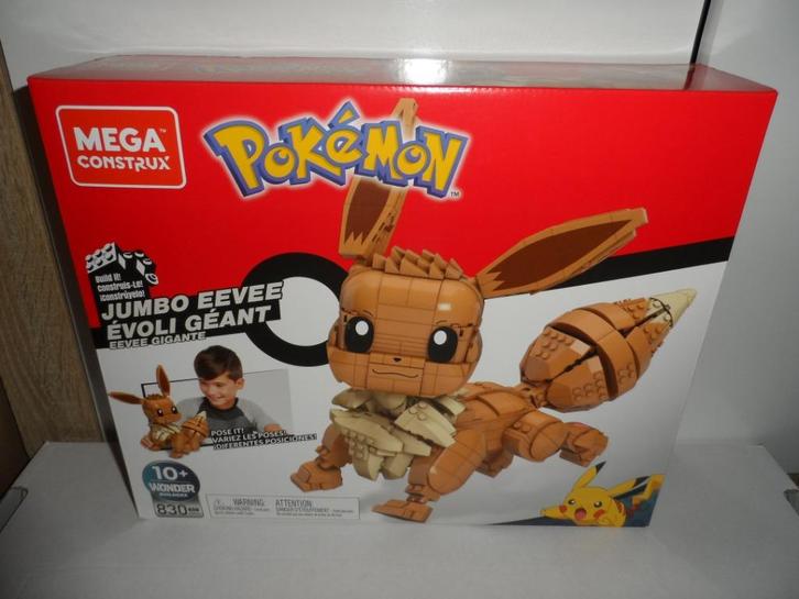 Mega Construx bouwstenen set - Pokemon - Grote Eevee *Nieuw*, Kinderen en Baby's, Speelgoed | Bouwstenen, Nieuw, Megabloks, Ophalen of Verzenden